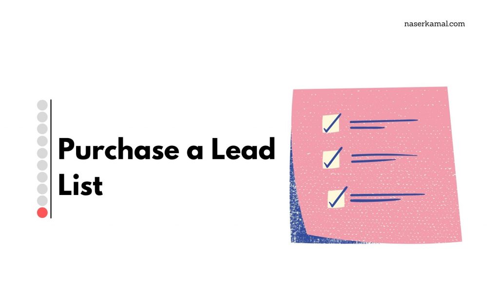 Purchase a lead list