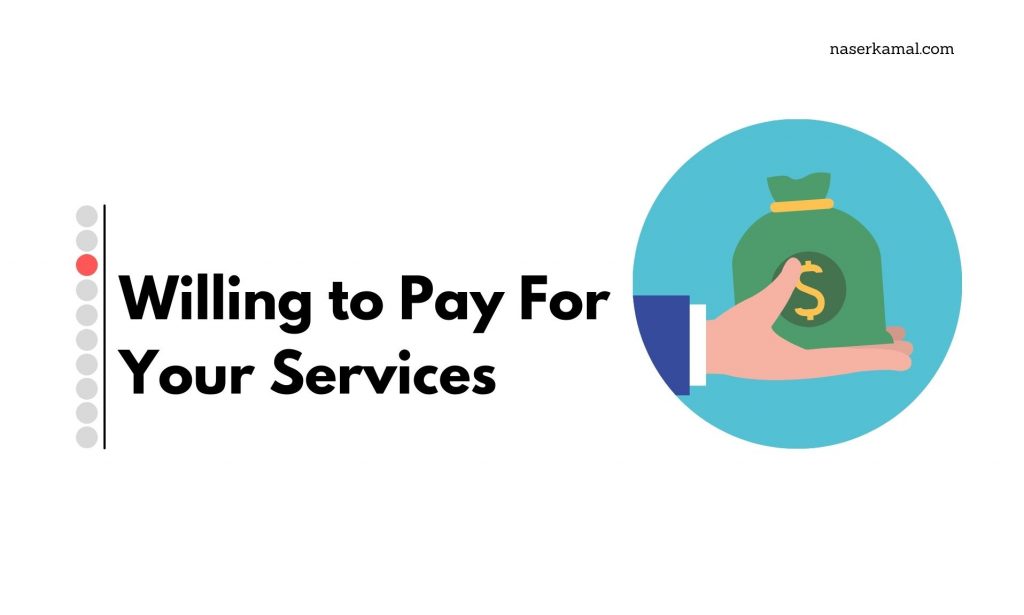  Willing to Pay For Your Services